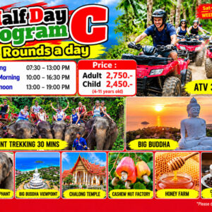Half Day Program C  3 Rounds a Day